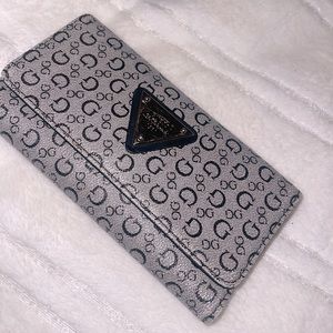 Black and Gray Guess Wallet